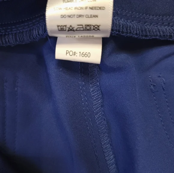 Figs Zamora Womens Scub Jogger Pants Size M / P Denim Blue PO 1660 - Picture 5 of 8